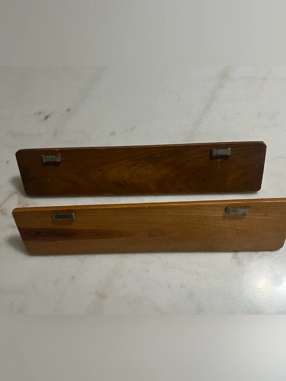 Wooden Apple Wall Hooks - Red and Natural